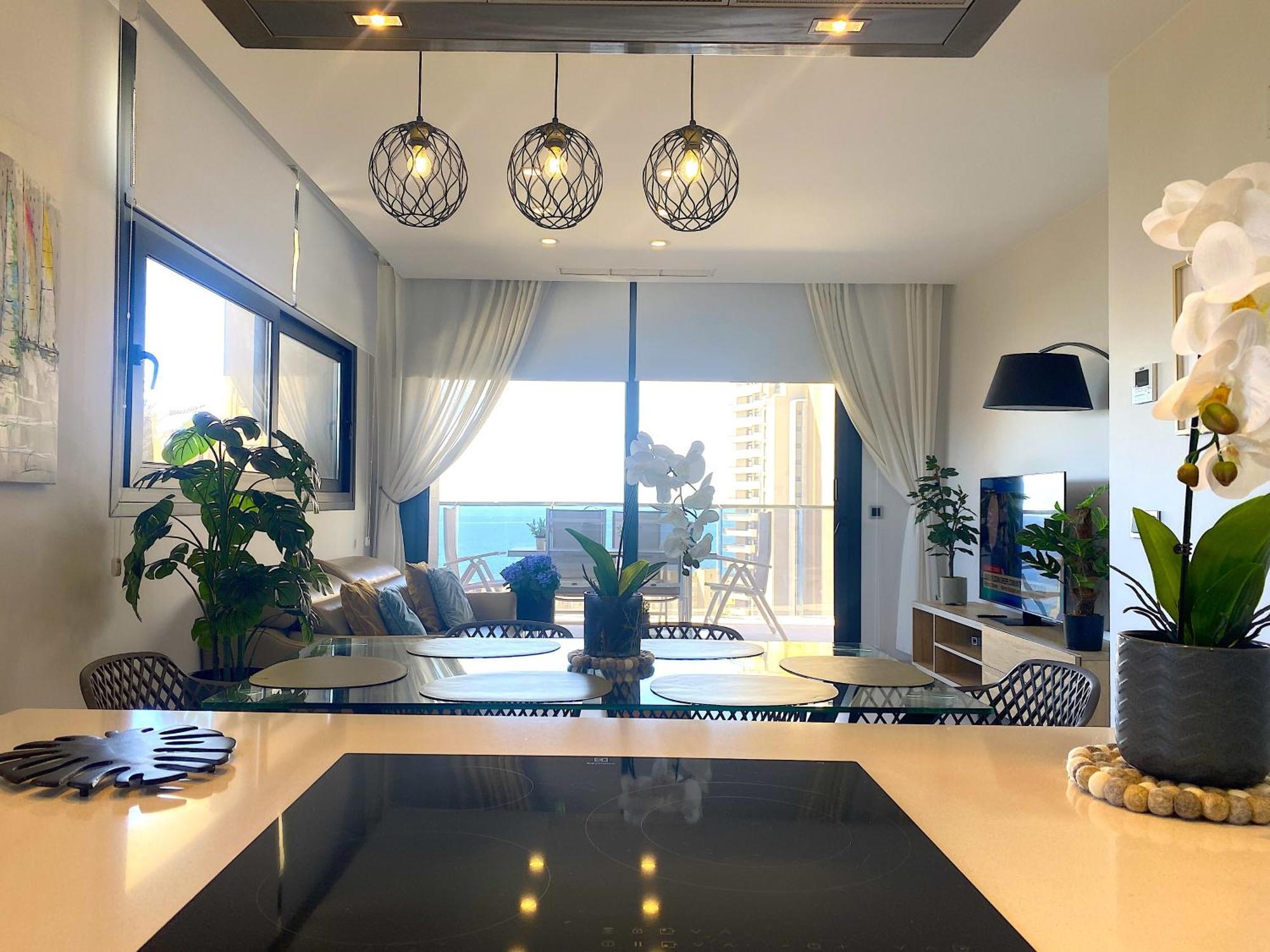 Lujoso Apartament Con Impresionantes Vistas Al Mar 베니돔 외부 사진