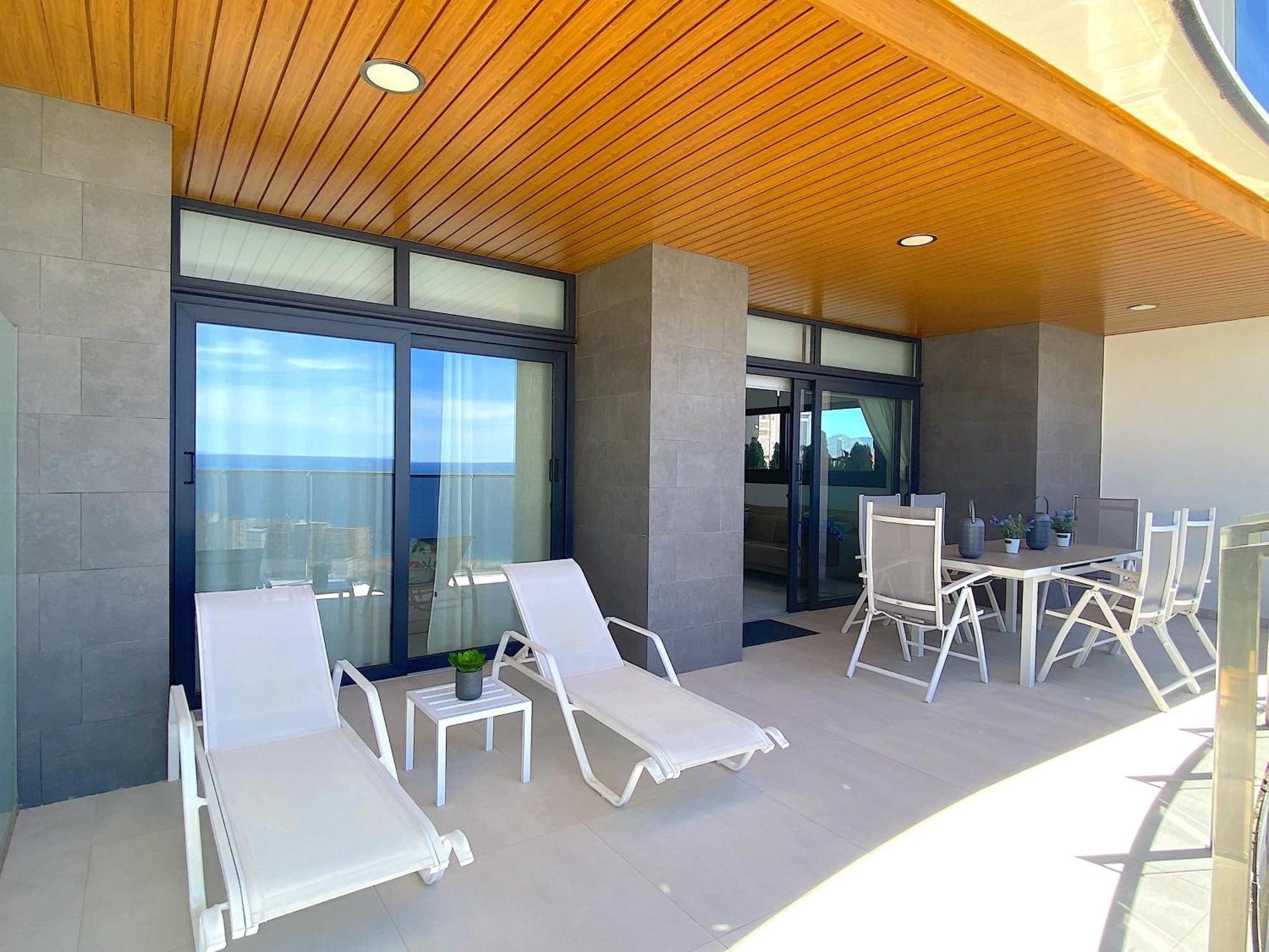 Lujoso Apartament Con Impresionantes Vistas Al Mar 베니돔 외부 사진
