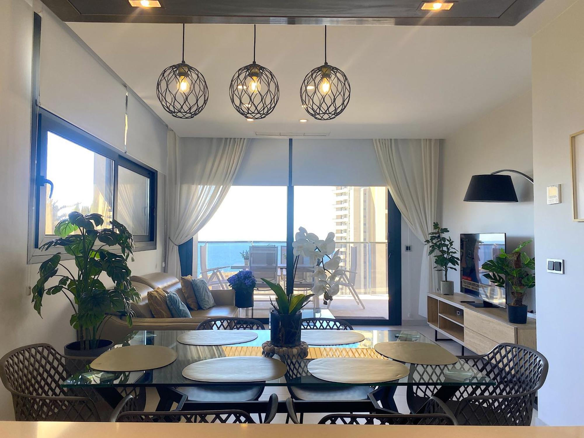 Lujoso Apartament Con Impresionantes Vistas Al Mar 베니돔 외부 사진