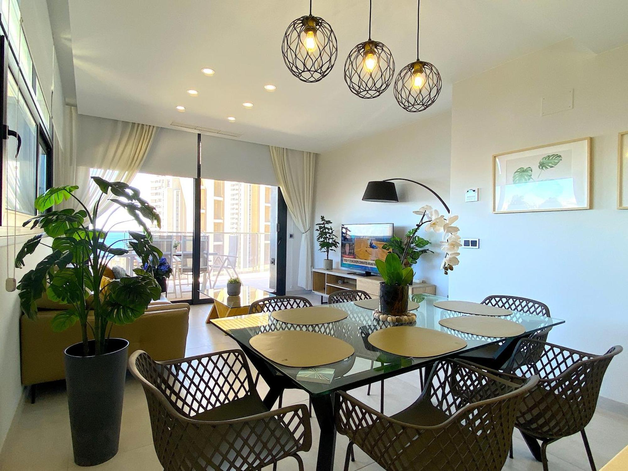 Lujoso Apartament Con Impresionantes Vistas Al Mar 베니돔 외부 사진