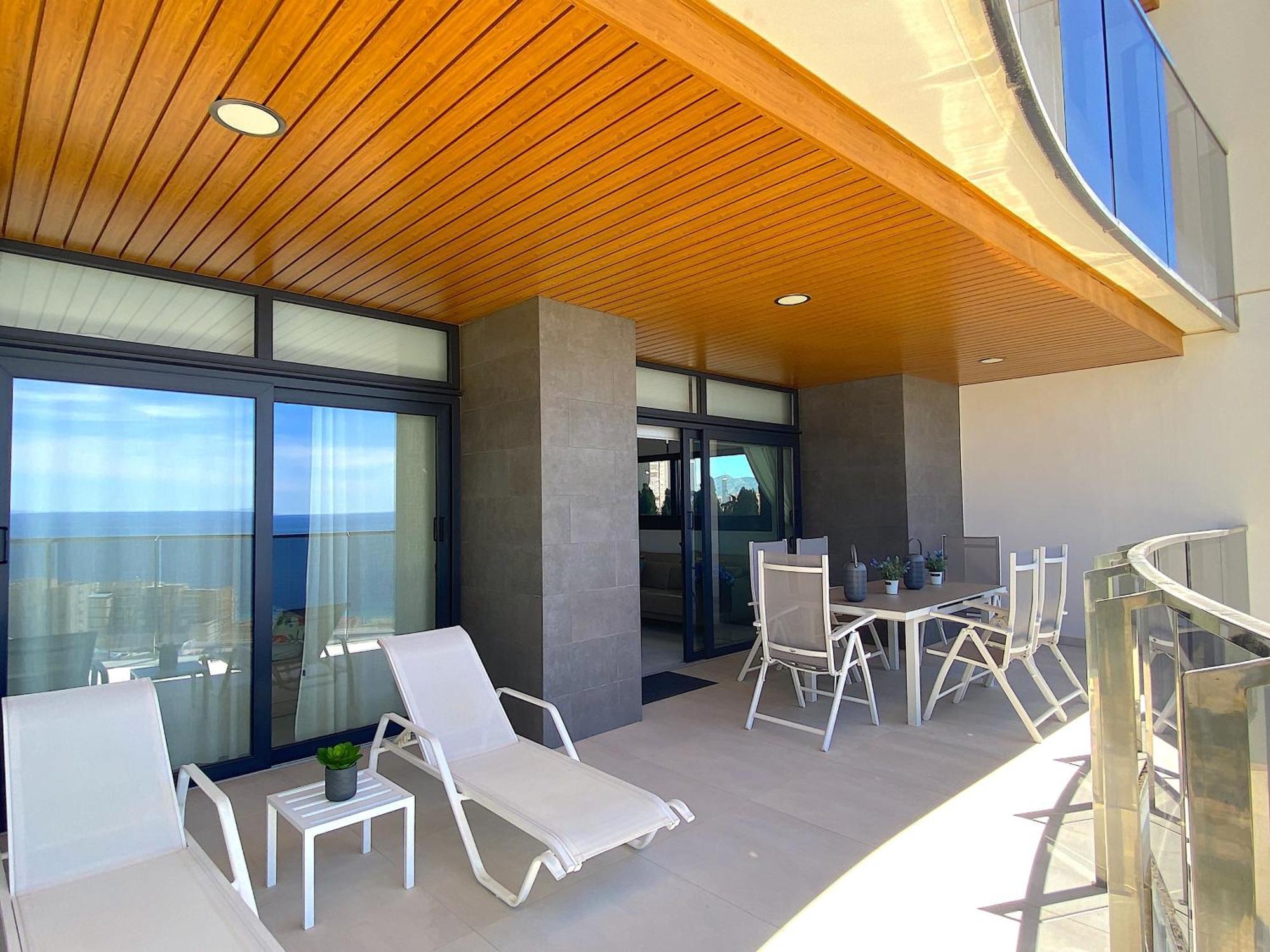 Lujoso Apartament Con Impresionantes Vistas Al Mar 베니돔 외부 사진