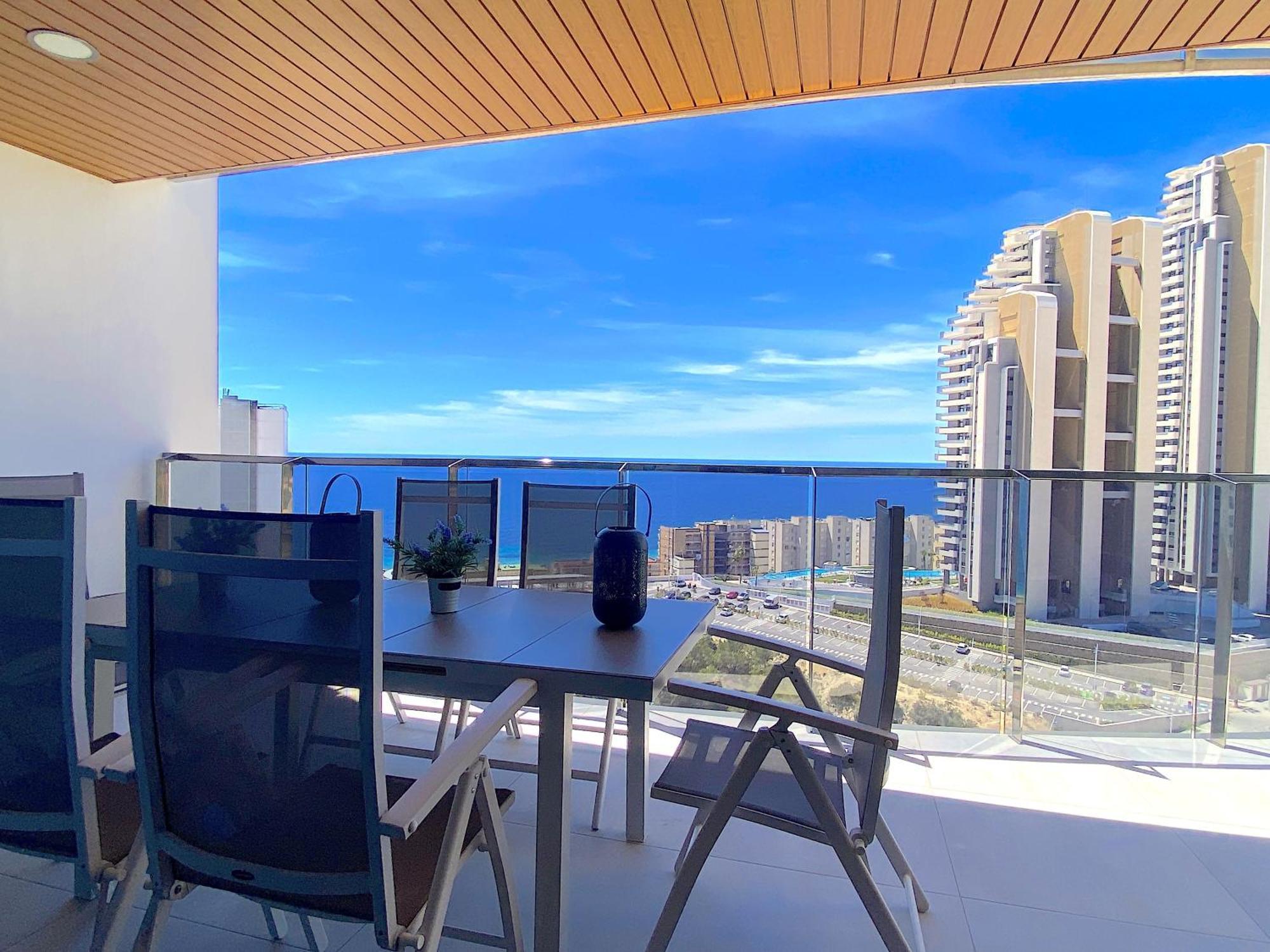 Lujoso Apartament Con Impresionantes Vistas Al Mar 베니돔 외부 사진