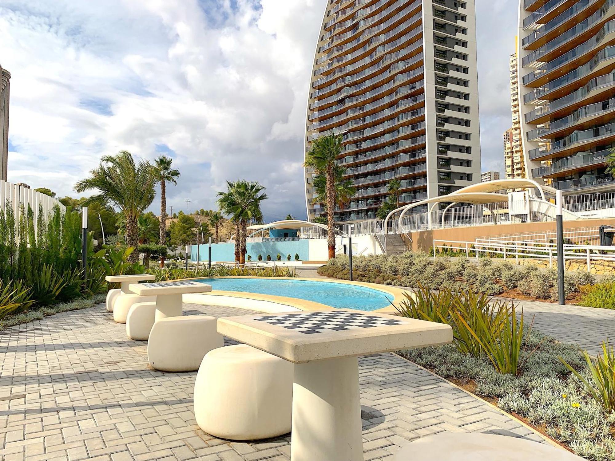 Lujoso Apartament Con Impresionantes Vistas Al Mar 베니돔 외부 사진